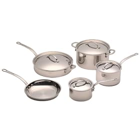 KitchenAid Five-Ply Stainless Steel Clad 9-Piece Cookware Set by KitchenAid