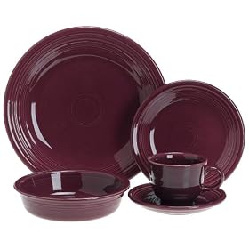 Fiesta Heather 830 5-Piece Dinnerware Place Setting, Service for 1 by Dinnerware