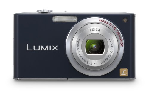 Panasonic Lumix DMC-FX33A 8.1MP Digital Camera with 3.6x Wide Angle MEGA Optical Image Stabilized Zoom (Blue)