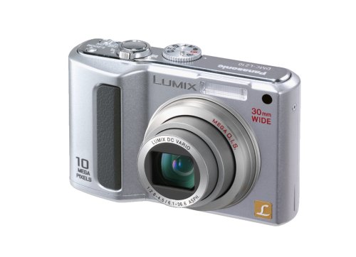 Panasonic Lumix DMC-LZ10S 10MP Digital Camera with 5x Wide Angle MEGA Optical Image Stabilized Zoom (Silver)