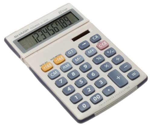 Sharp EL-334AB 10 Digit Semi Desk-Top Calculator