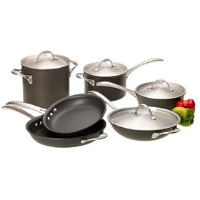 Calphalon One Infused Anodized 10-Piece Cookware Set by Calphalon