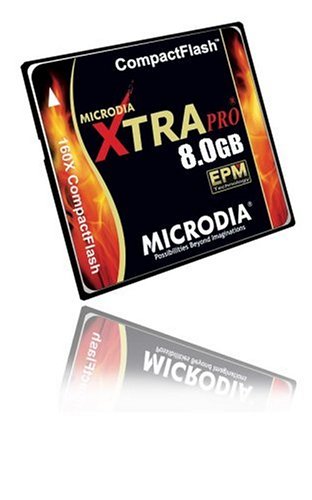 MP3 Player: MICRODIA CF Speicherkarte 160 Xtra Pro 8.0GB (Retailverpackung)