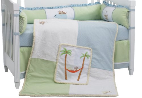 Bebe Star Monkeying Around 4 Piece Bedding Set