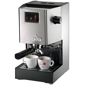 Gaggia 14101 Classic Espresso Machine, Brushed Stainless Steel by Gaggia