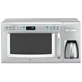 LG 1.2 cu. ft. Stainless Microwave with Built-in Coffeemaker - LCRM1240ST by LG Electronics