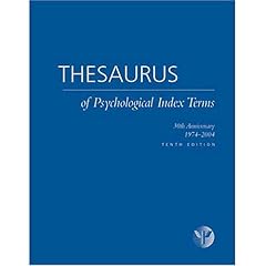 【クリックで詳細表示】Thesaurus of Psychological Index Terms： 30th Anniversary 1974-2004 [ハードカバー]