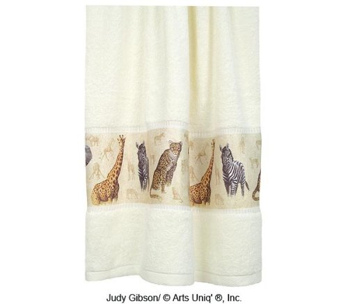 Serengeti Hand Towel, Ecru