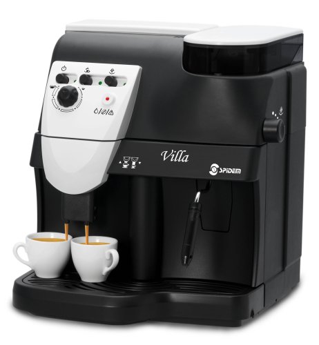 Saeco A-SPV-BK Spidem Villa Super-Automatic Espresso Machine, Black