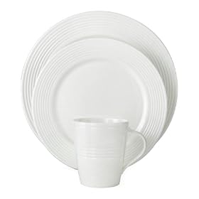 Lenox Tin Can Alley 7 Degree Bone China 4-Piece Place Setting, Service for 1 by Lenox China