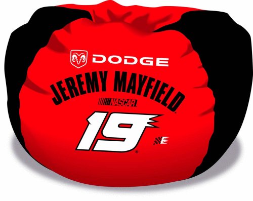 Jeremy Mayfield 19 Dodge Nascar 102 inch Bean Bag