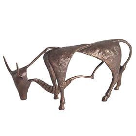 Bull Bronze Sculpture