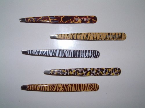 Perfect Beauty Safari Collection Slanted Tweezers