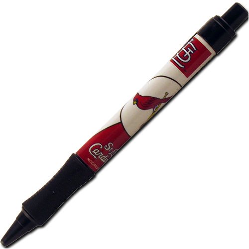 MLB Baseball Team Logo Soft-Grip Ballpoint Pen - St. Louis Cardinals