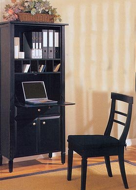 Secretary Flip Down Computer Desk And Chair