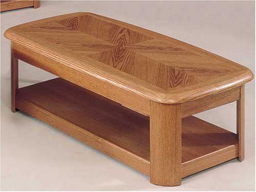 Oak Veneer Finish Coffee Table With Lift Up Top By Coaster Furniture 