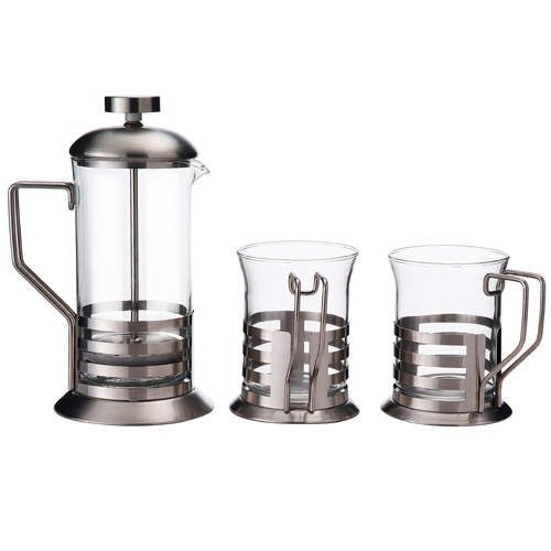 PRIMULA COFFEE PRESS SET 3 CUP W/ 2 MATCHING CUPS