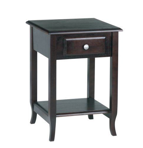 Home Star Merlot Collection Accent Table
