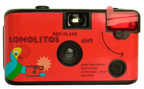 Lomography Lomolitos Single Use Camera with Red Color Flash