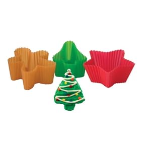 Tovolo Silicone Holiday Cupcake Molds, Set of 12 by Bakeware Sets