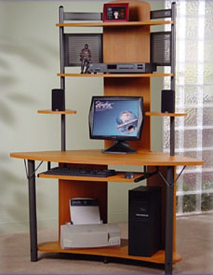 Apollo Computer Tower/Pewter/Pearwood 