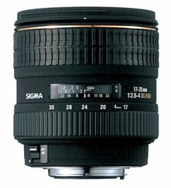 Festplatten: Sigma 17 - 35 / 2,8 - 4,0 EX/DG/ASP./HSM/IF Objektiv
