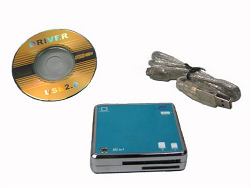Elektronik und Foto: All-in-1 USB 2.0 CARDREADER Kartenleser Card Reader wie z. B. f�r SD-Card, MMC-Card und viele mehr