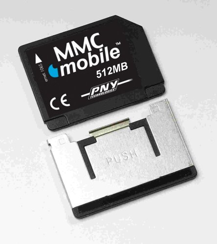 Projektoren: PNY P-MCRSMO512-BX RS-MMC Speicherkarte Dual Voltage 512MB (Retailverpackung)