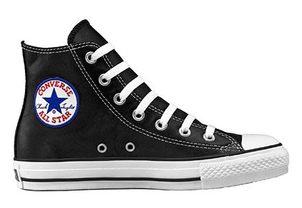 Converse Chuck Taylor All Star Hi Top Black Leather 