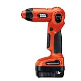 Black and Decker XD1200K 12-Volt Ni-Cad 1/4-Inch Hex Cordless 5-Position Drill/Driver Kit