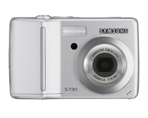 Samsung Digimax S730 7.2MP Digital Camera with 3x Advance Shake Reduction Optical Zoom (Silver) 