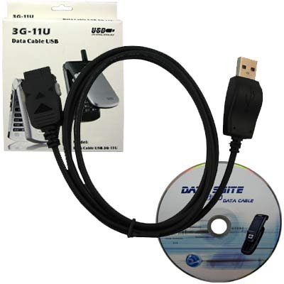 Digitalkameras: Datenkabel USB inklusive Software fuer Samsung Z105 | Z107, PC Suite zum einfachen verwalten Ihres Handys!