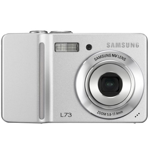 Samsung Digimax L73 7MP Digital Camera with 3x Advance Shake Reduction Optical Zoom (Silver) 