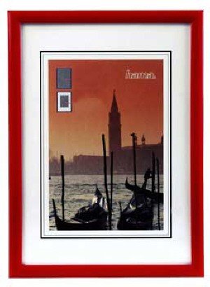 Heimkinosysteme: Hama 66539 Kunstst. Rahmen Madrid Rot 40X50