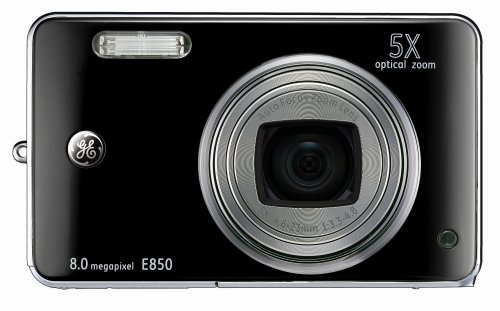 GE-E850 8MP Digital Camera with 5X Optical Zoom (Black)