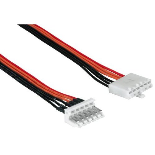 Heimkinosysteme: Hama 6-pol.-ATX-AUX/Power-Stecker <-> 6-pol.-ATX-AUX/Power-Kupplung; 0,3m