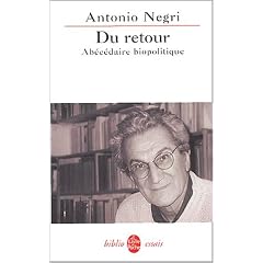 Du retour - Toni Negri
