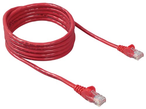 Kamerazubeh&ouml;r: Belkin A3L791-14-RED-S Patchkabel Kat5e UTP rot 4.2 m