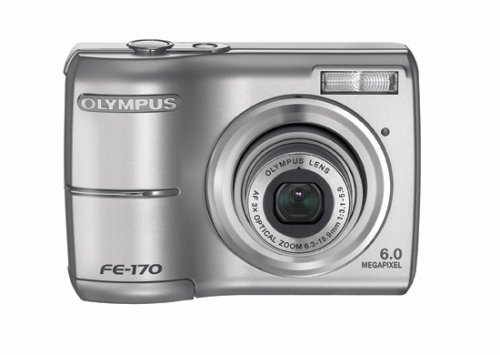 Olympus FE-170 6MP Digital Camera with 3x Optical Zoom 
