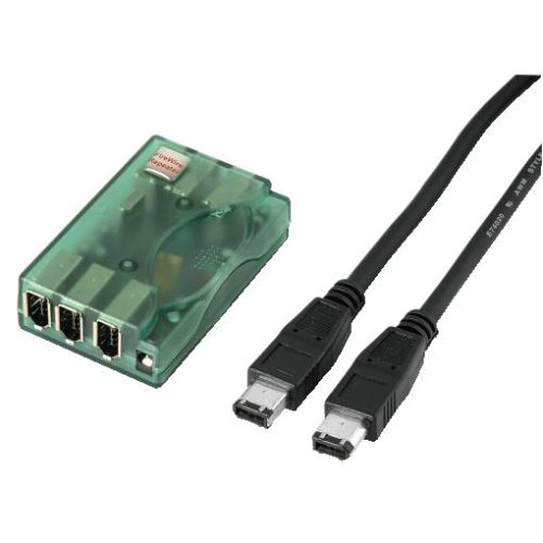 Heimkinosysteme: Hama 6-Port Firewire-Hub inkl. Netzteil und Firewire-Anschlusskabel