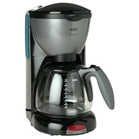 Braun KF550-BK AromaDeluxe 10-Cup Coffeemaker, Black by Braun