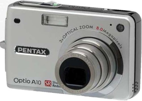 Pentax Optio A10 8MP Digital Camera with 3x Optical Zoom and Shake Reduction 