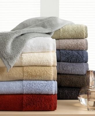 Calvin Klein "Lush Collection" Hand Towel, 18x32" Lily