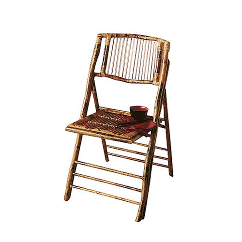 Bamboo Folding Chairs - Set of 2