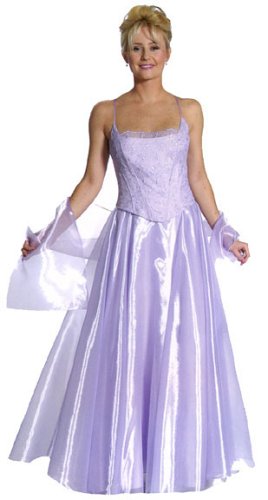 Sexy Lace Up Back Embroidered Bustier w/Long Organza Skirt Prom/ Bridesmaid/ Evening Set + Scarf