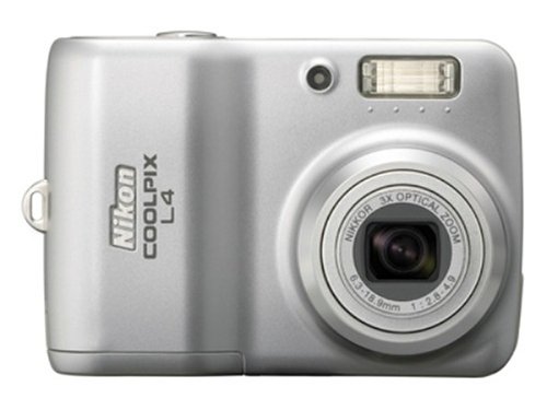 Nikon Coolpix L4 4MP Digital Camera with 3x Optical Zoom 