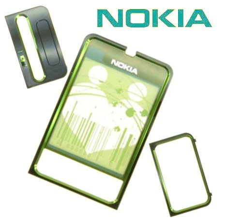 NoteBook: Nokia 3250 Green A-Cover F/B-Lower Oberschale