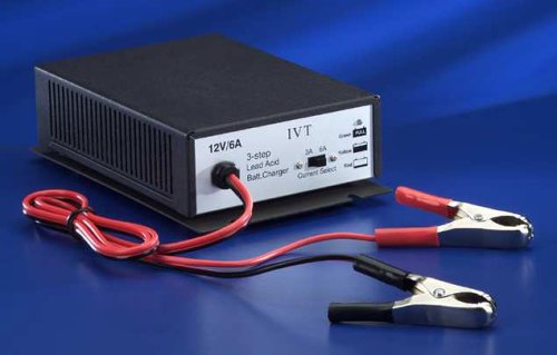 Navigationssysteme: IVT 3-Stufen-Automatik-Tischlader 12V 4A, 8A umschaltbar