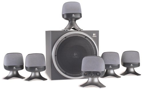 Lautsprecher: Logitech X-620 6.1 PC-Surround-Sound-System