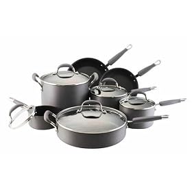 Kitchenaid Gourmet Essentials Hard Anodized 12 Piece Cookware Set by KitchenAid